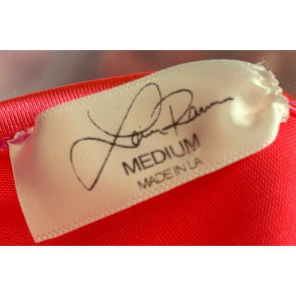 Laina Rauma metallic pink spandex mini dress - Picture 3 of 3